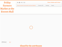 Tablet Screenshot of fridayfarmersmarketeverettmall.com